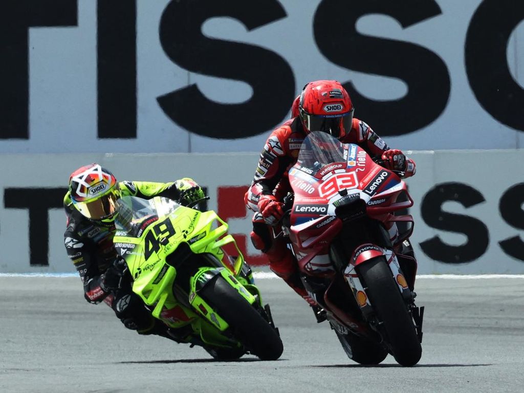 Duel Sengit dengan Marc Marquez di Assen, Di Giannantonio Ngaku Lupa Aturan